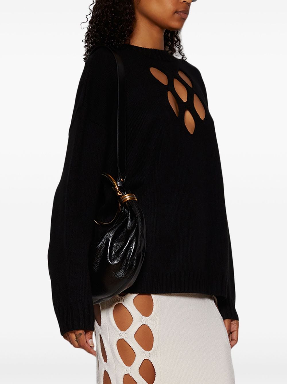 Chloè Small Bracelet Hobo Bag Black