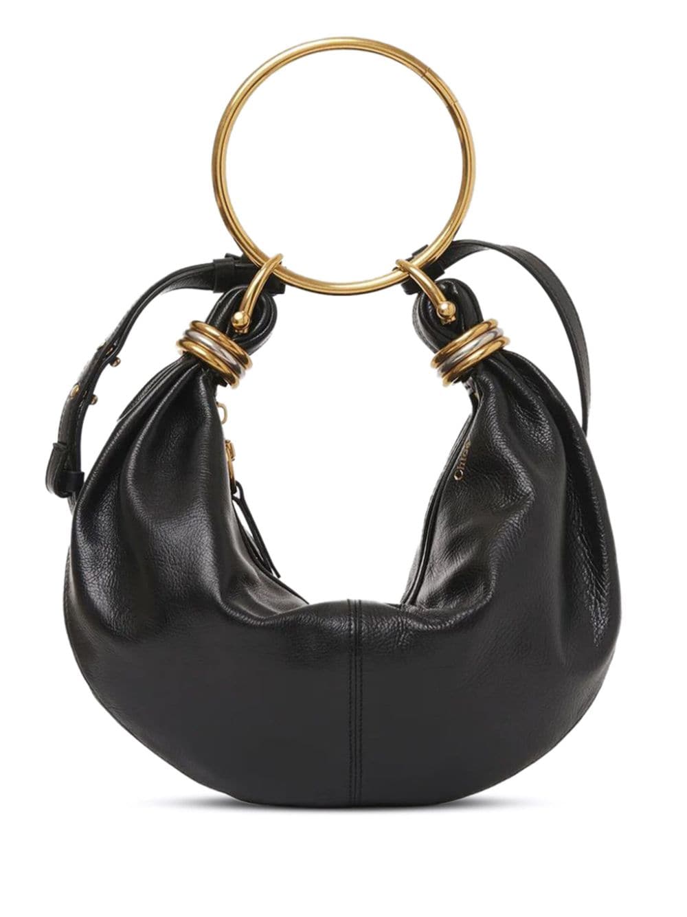 Chloè Small Bracelet Hobo Bag Black