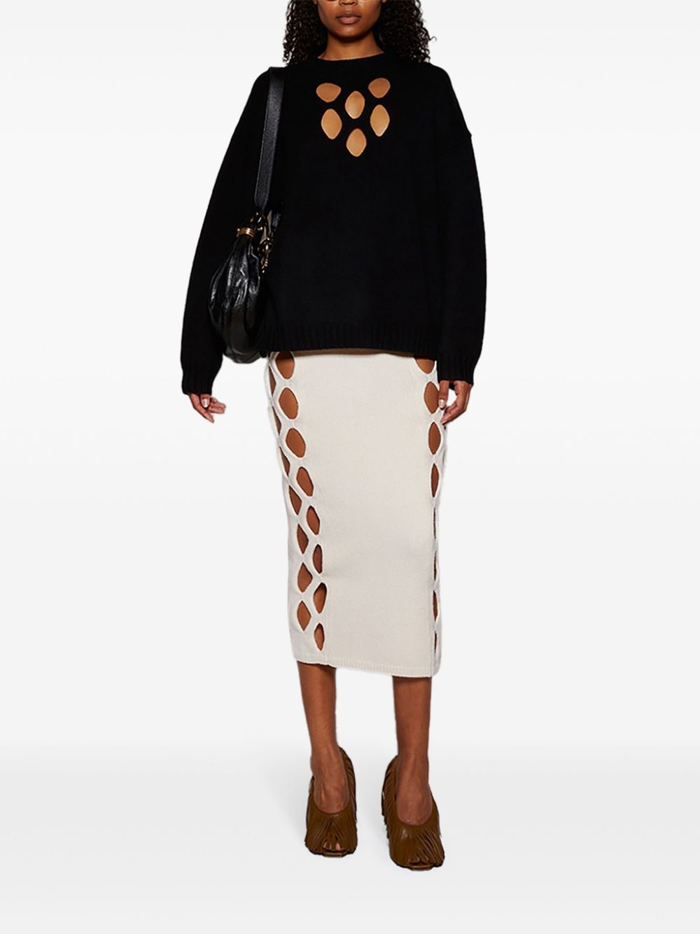 Chloè Small Bracelet Hobo Bag Black