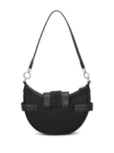 Ganni Small Bucky Recycled Nylon Crossbody Bag Black
