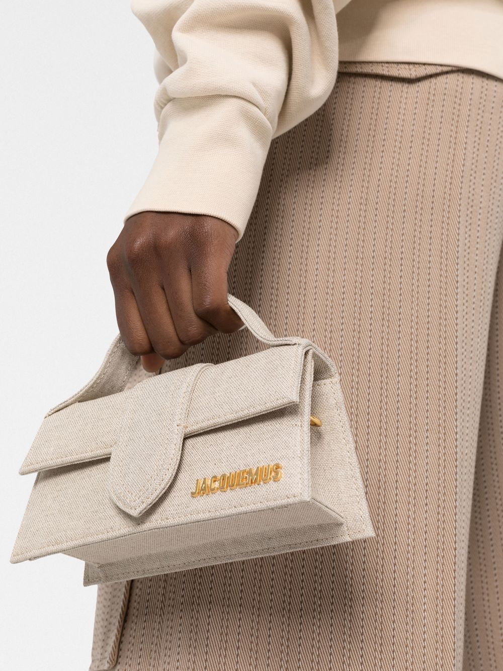 JACQUEMUS The Bambino Handbag Beige