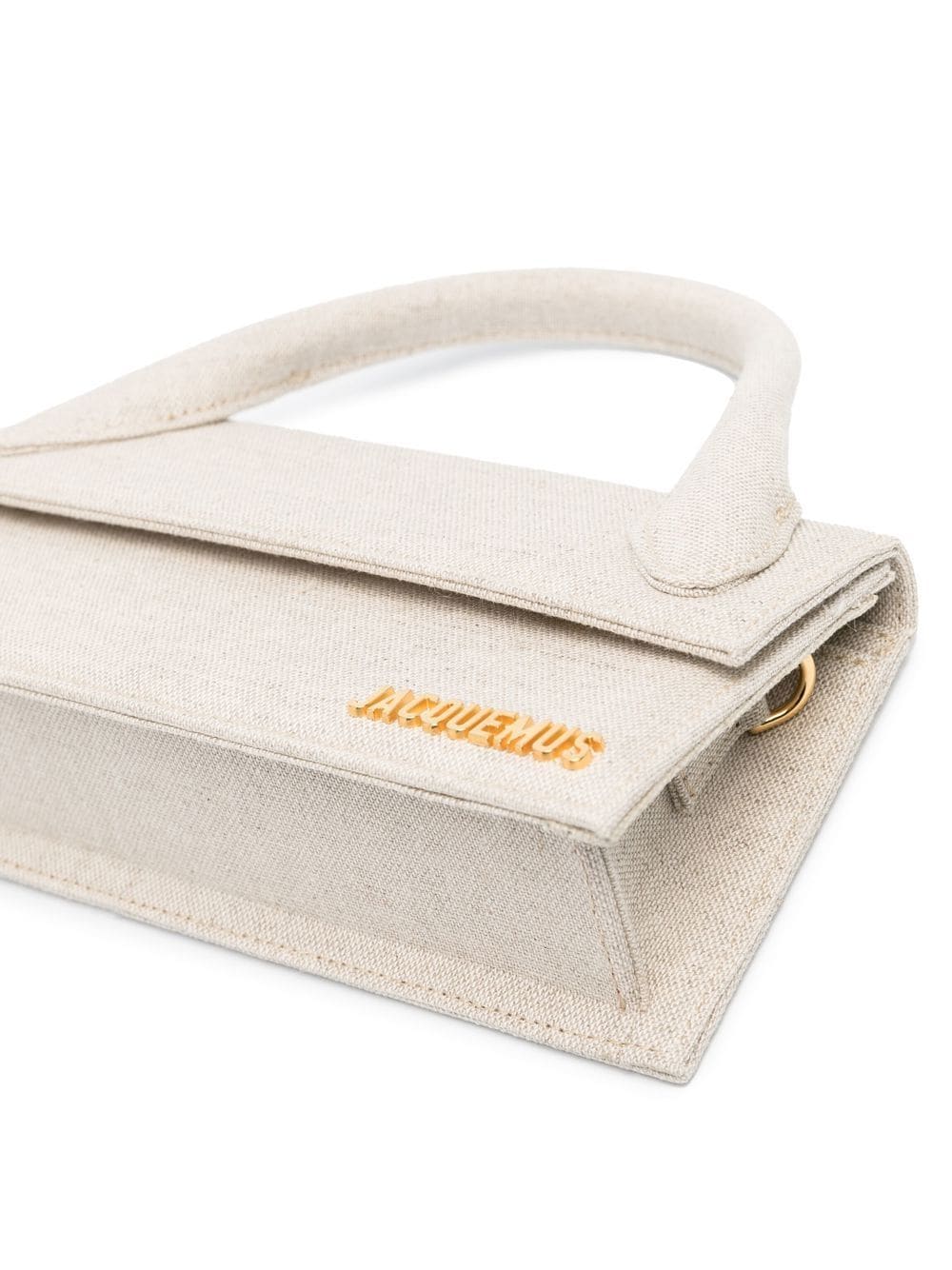 JACQUEMUS The Chiquito Long Handag Light Beige