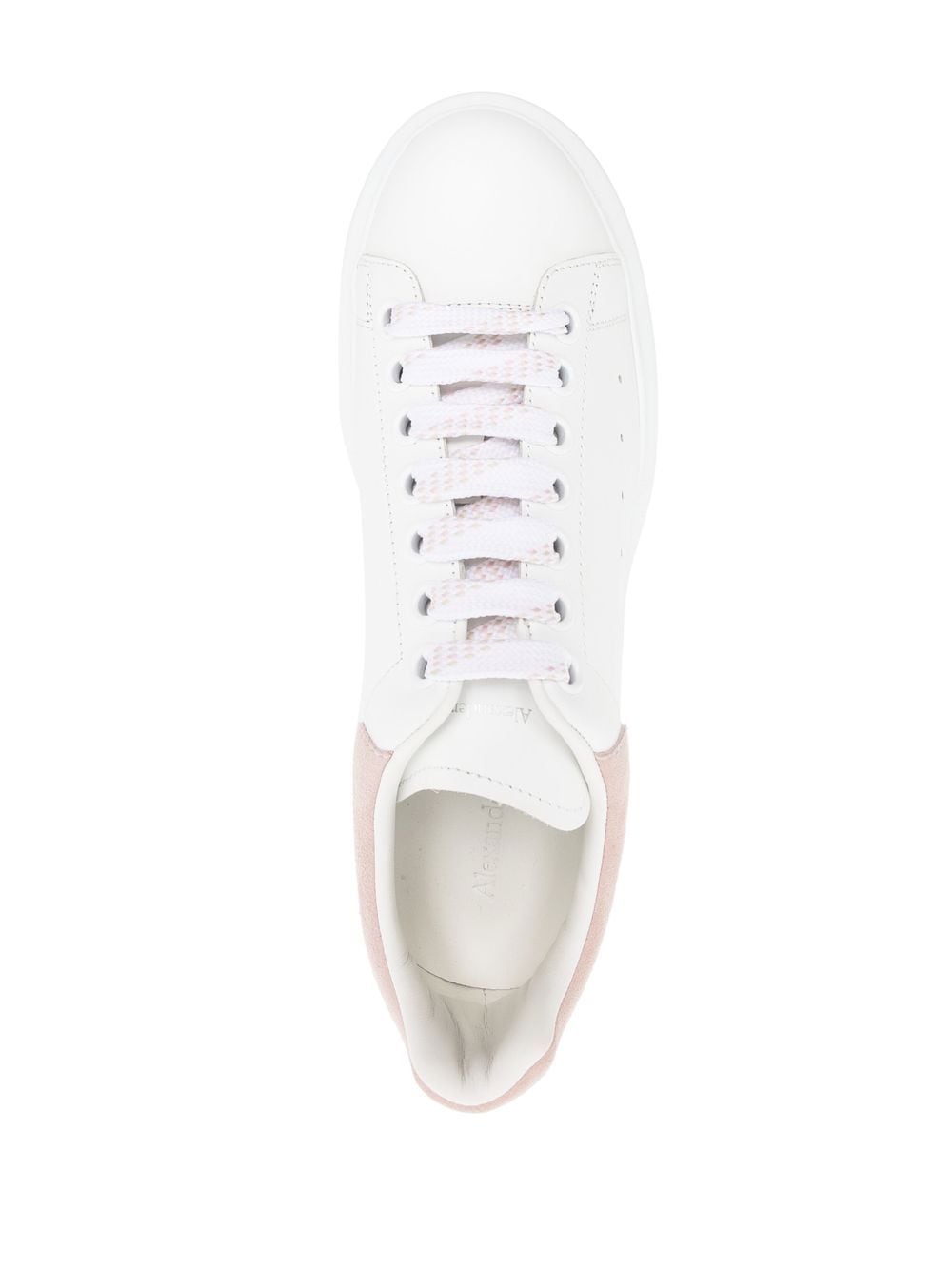 Alexander McQueen Oversized Leather Sneakers Pink
