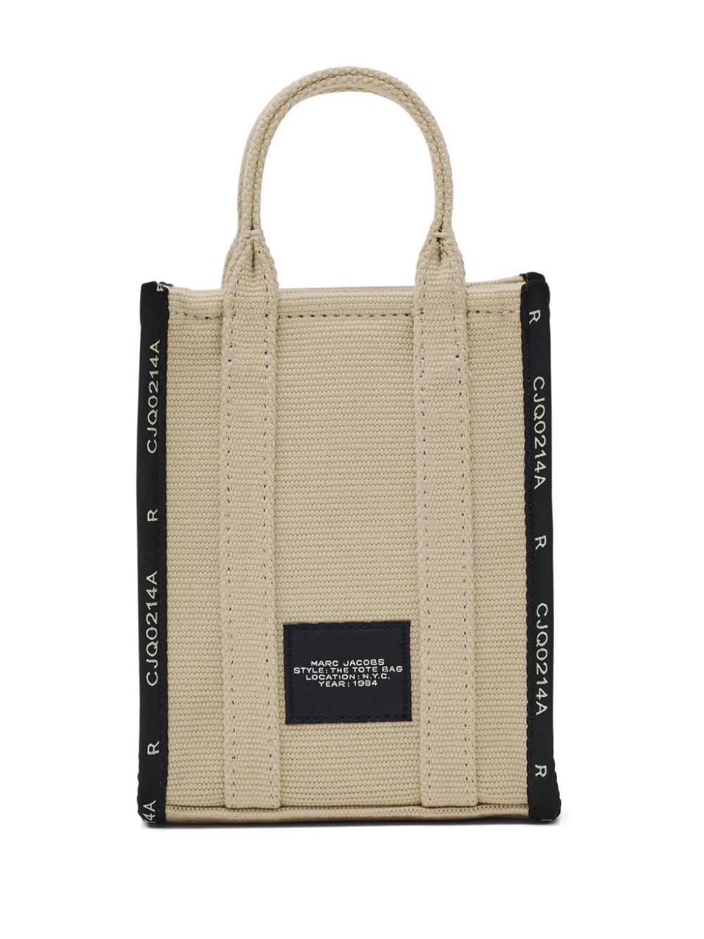 Marc Jacobs Jacquard Crossbody Tote Bag Beige