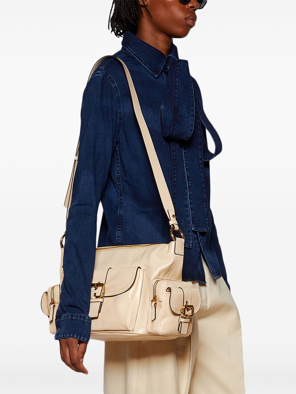 Chloé Camera Shoulder Bag Beige