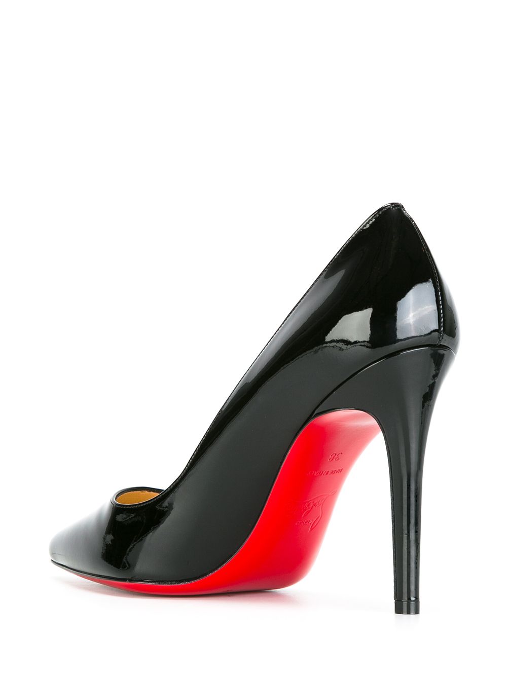 Christian Louboutin Pigalle 100mm Leather Pumps Black