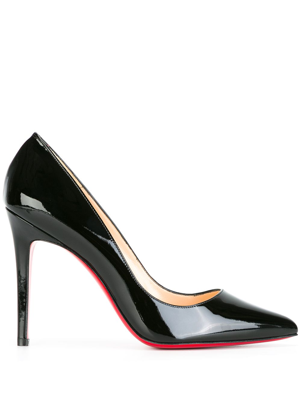 Christian Louboutin Pigalle 100mm Leather Pumps Black
