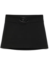 Diesel O-Dixy Cut-Out Mini Skirt in Black black