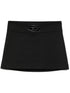 Diesel O-Dixy Cut-Out Mini Skirt in Black black