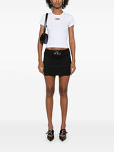 Diesel O-Dixy Cut-Out Mini Skirt in Black black