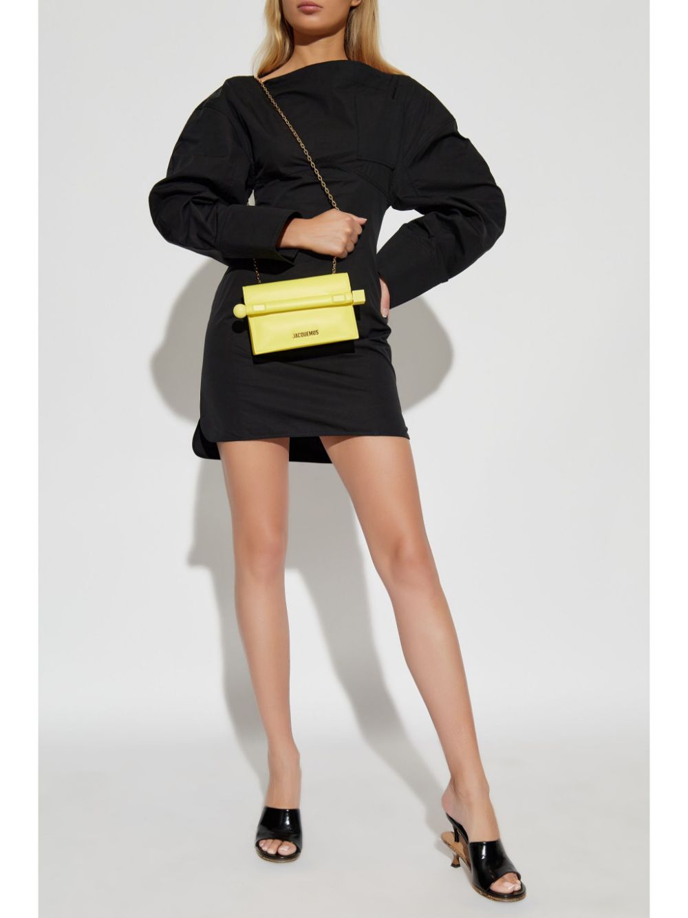 JACQUEMUS The Casaco Shirt Dress Black