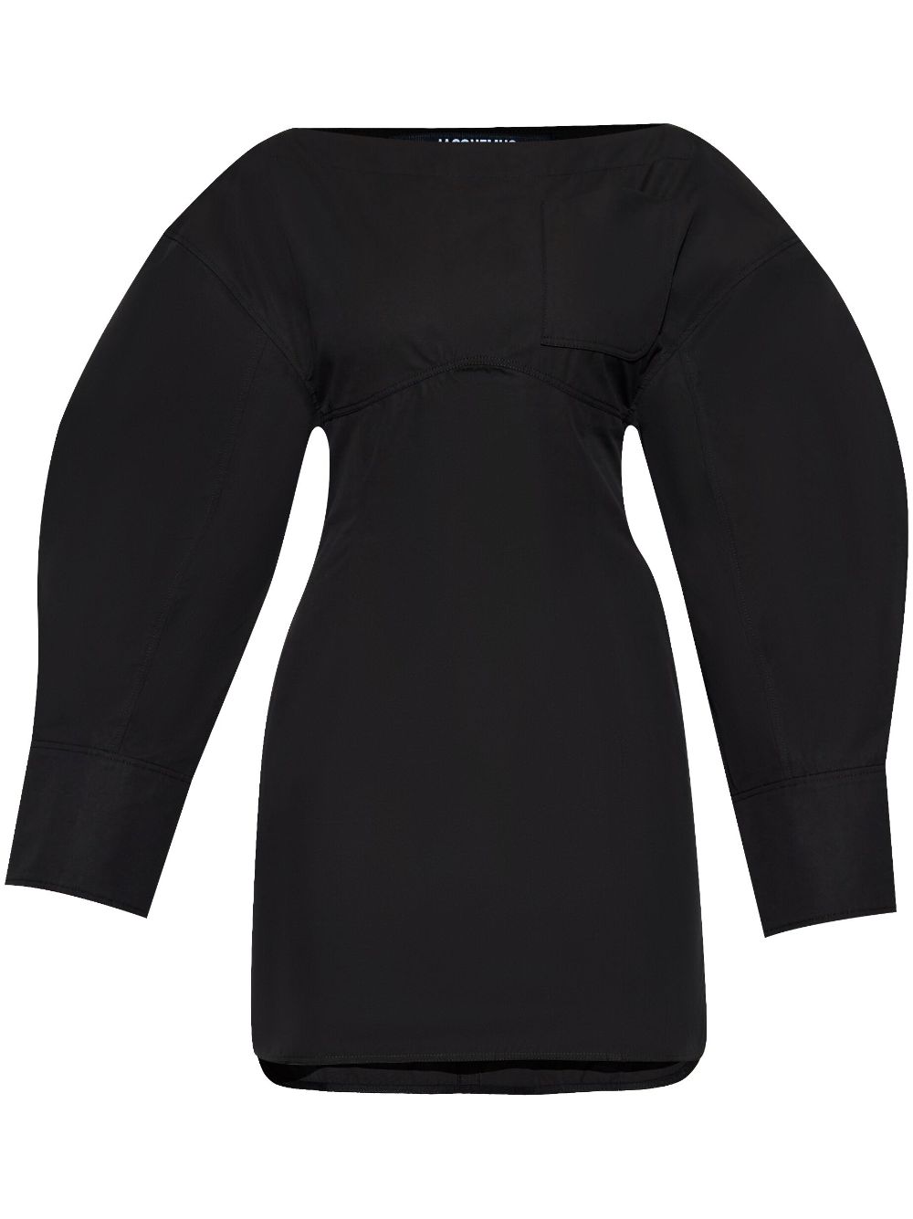 JACQUEMUS The Casaco Shirt Dress Black