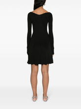 JACQUEMUS La Mini Robe Pralu Flared Mini Dress Black