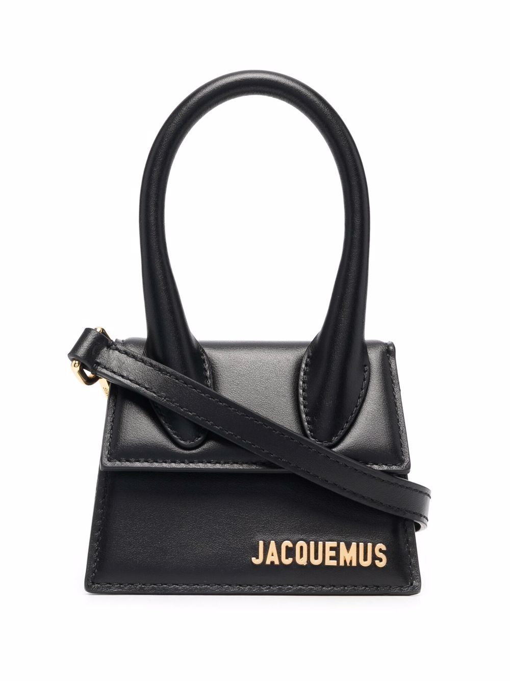 JACQUEMUS The Chiquito Leather Handbag Black