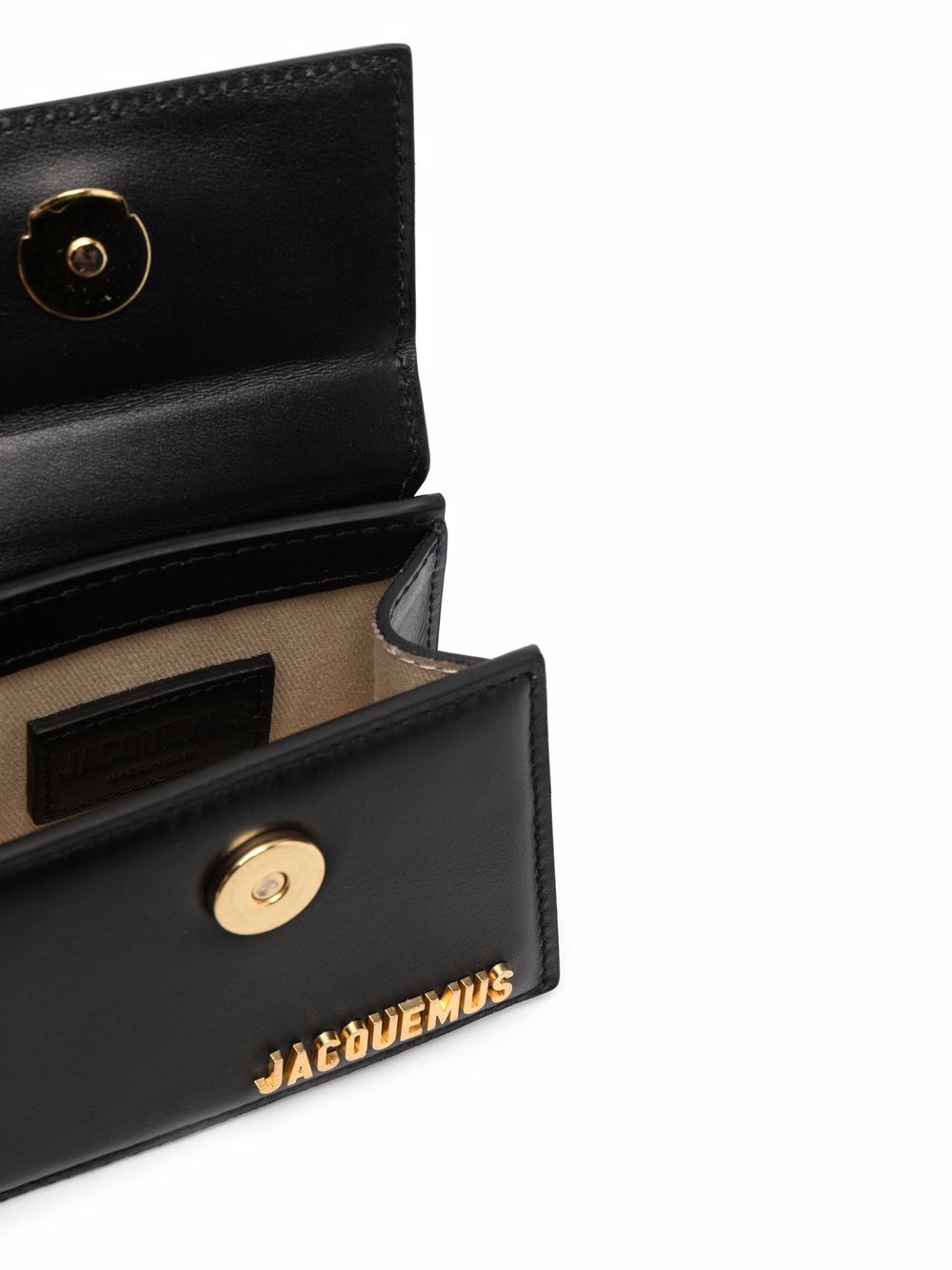 JACQUEMUS The Chiquito Leather Handbag Black