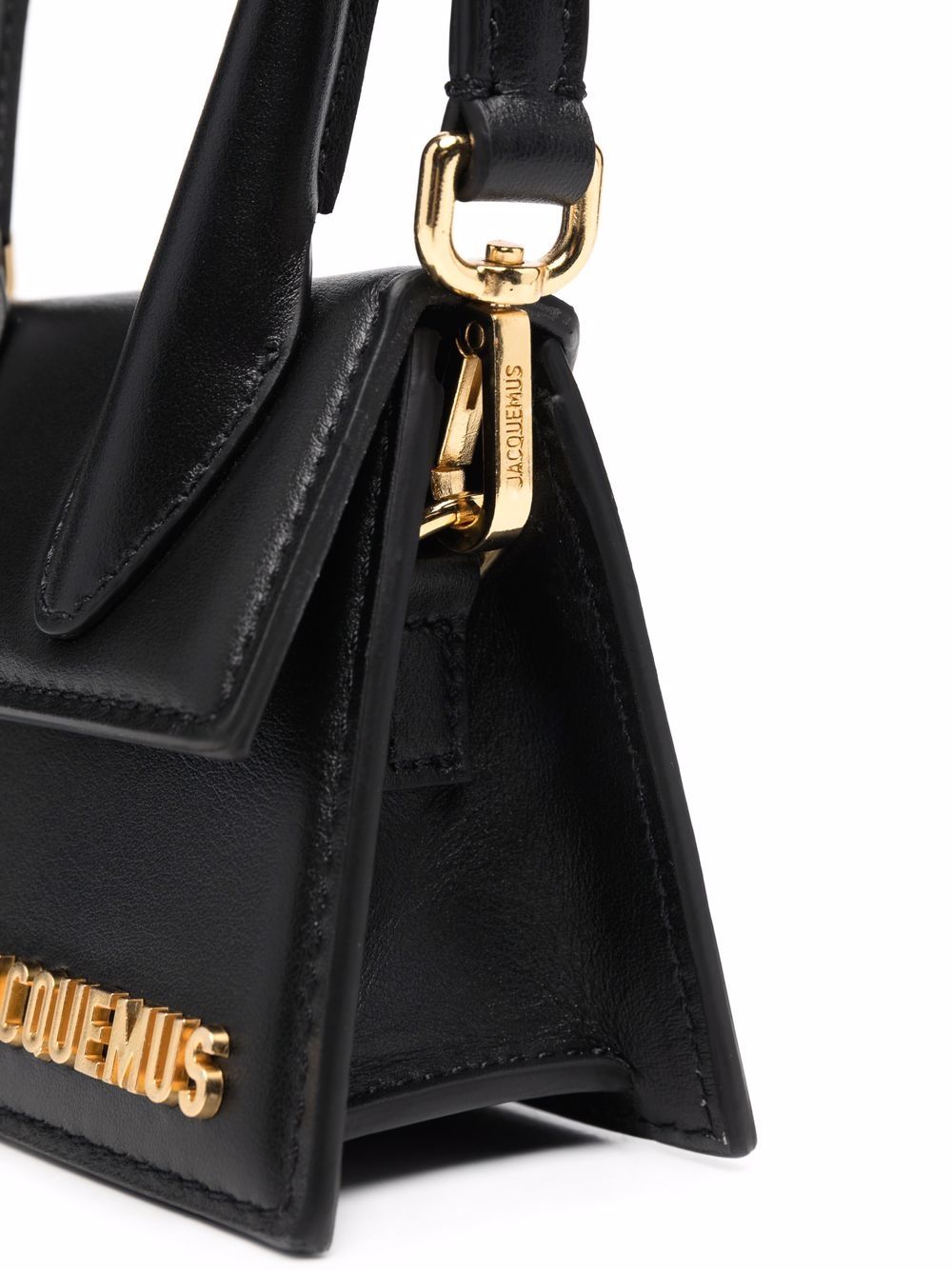 JACQUEMUS The Chiquito Leather Handbag Black