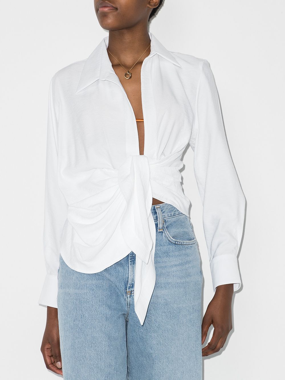 JACQUEMUS The Bahia Shirt White