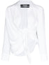 JACQUEMUS The Bahia Shirt White