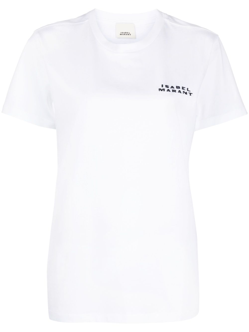 Isabel Marant Vidal Logo Organic Cotton T-Shirt White