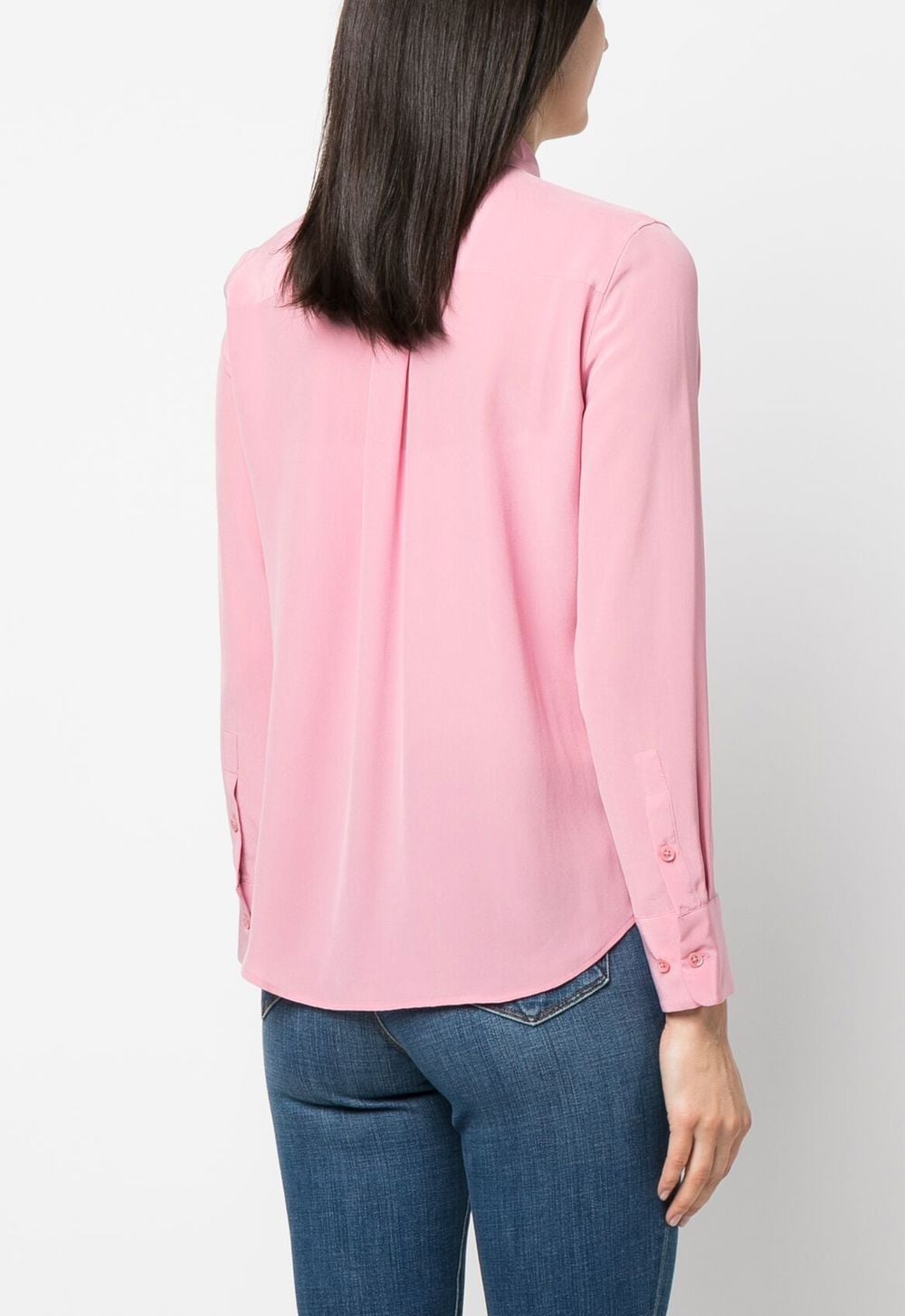 Equipment Signature Silk Shirts Pink