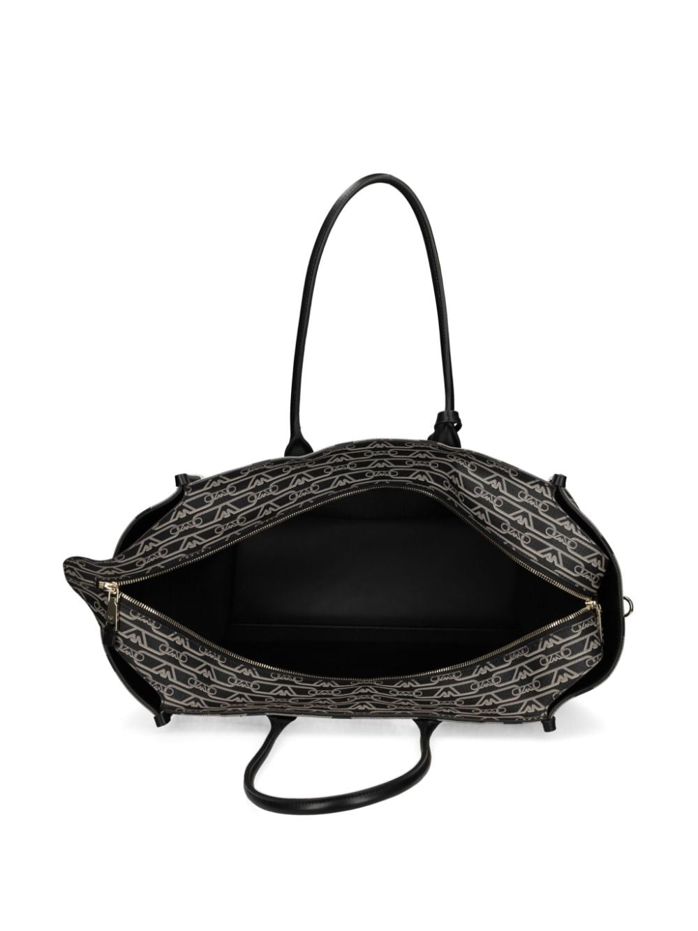 Emporio Armani Jacquard Tote Bag Black