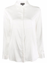Emporio Armani Silk Blend Shirt White