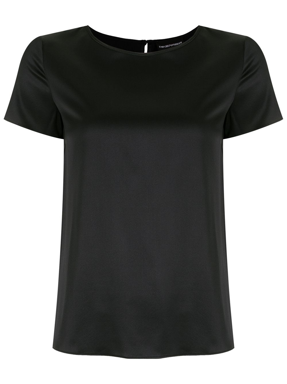 Emporio Armani Silk Top Black