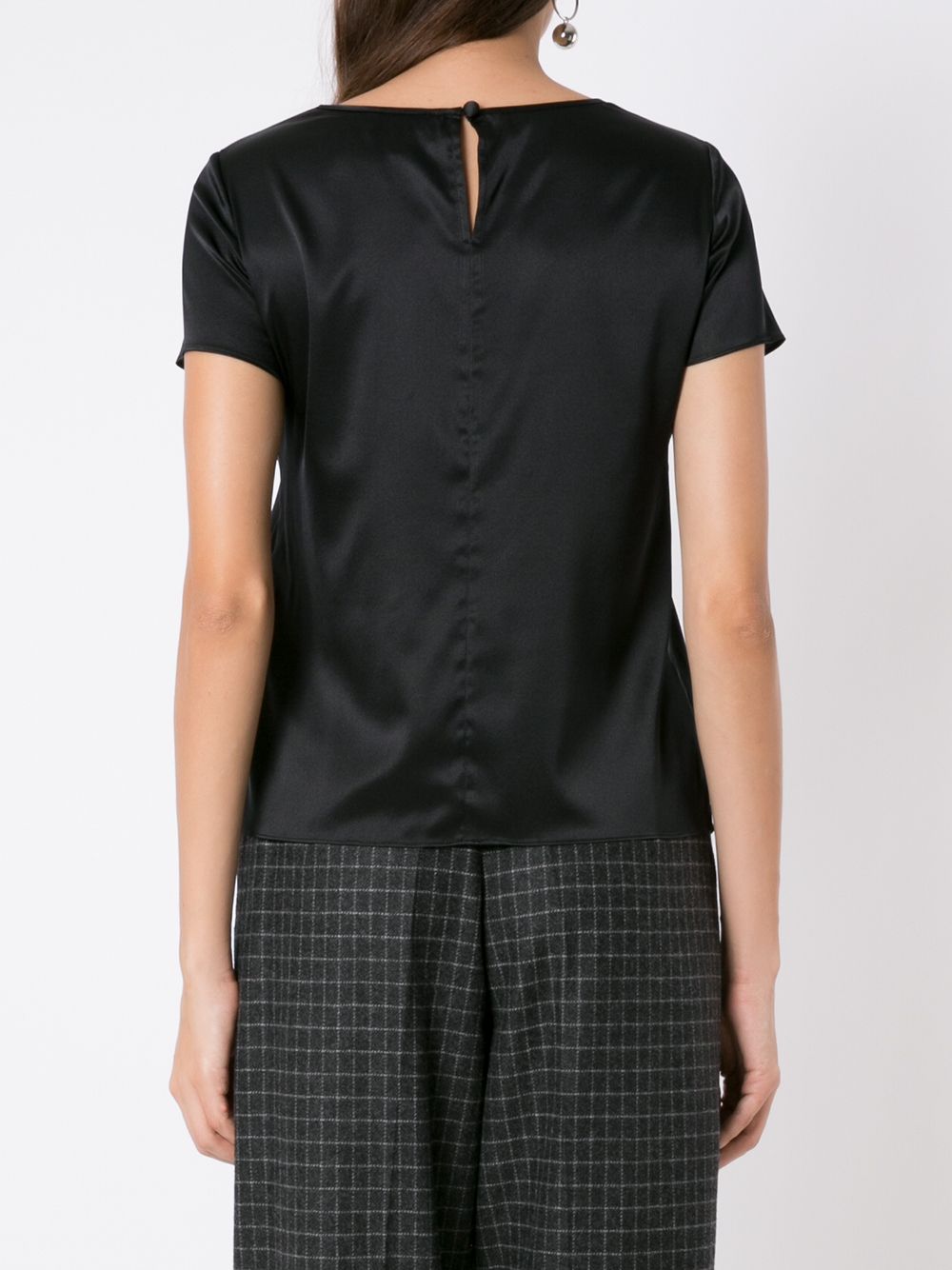 Emporio Armani Silk Top Black