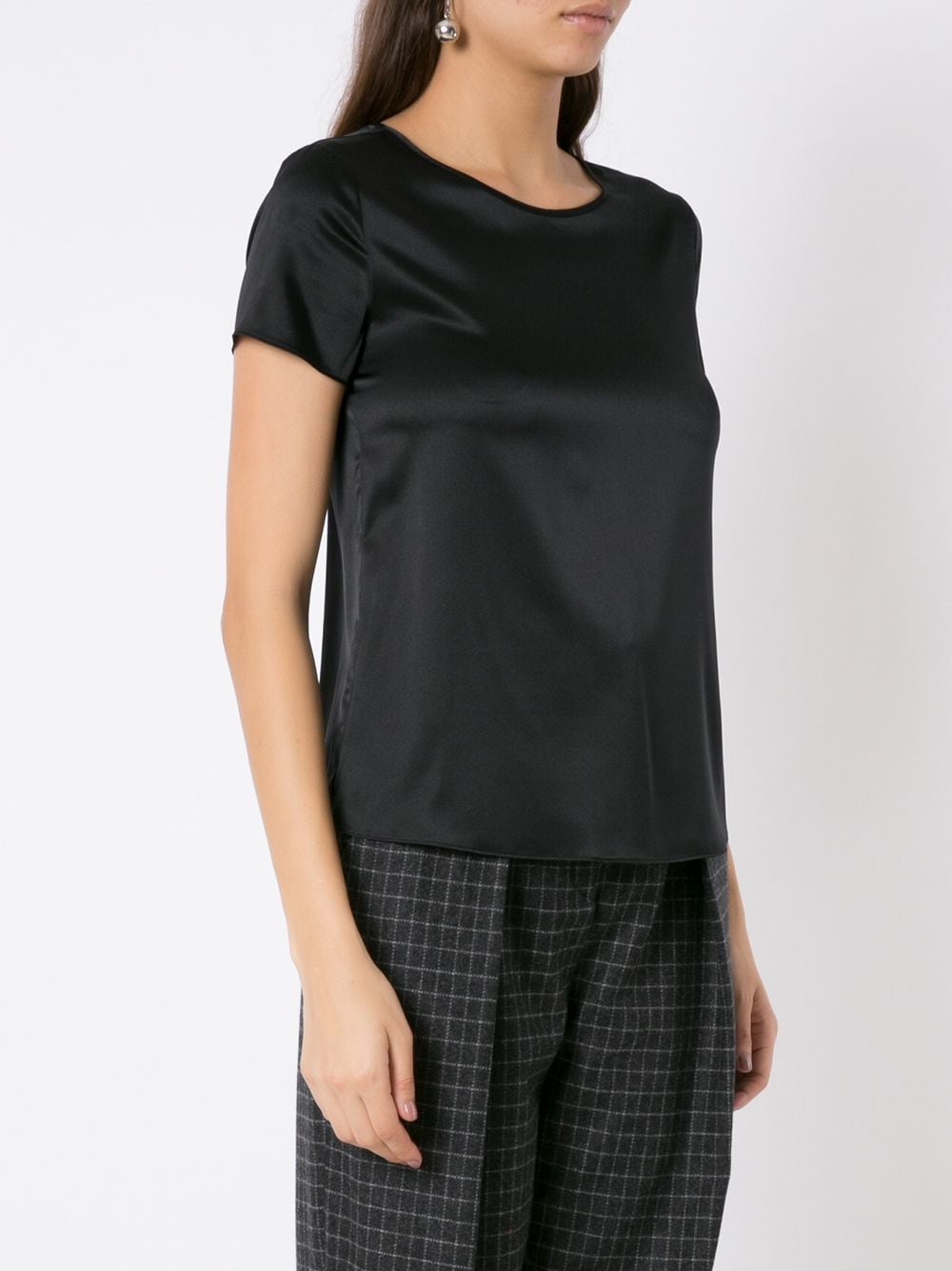 Emporio Armani Silk Top Black