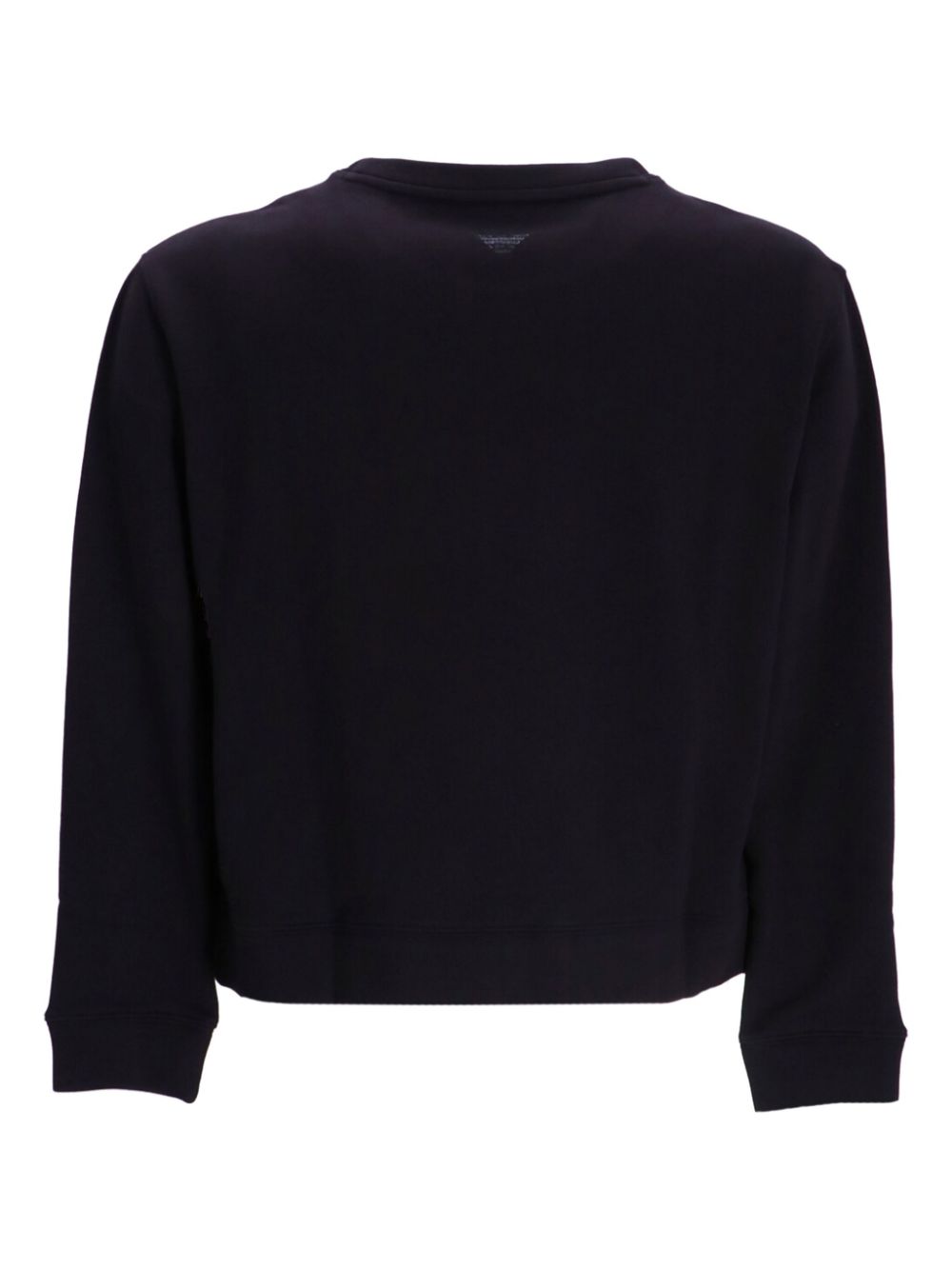 Emporio Armani Logo Cotton Sweatshirt Blue