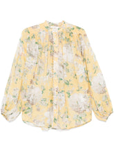 Zimmermann Acacia Floral Print Shirt Yellow