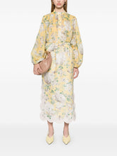 Zimmermann Acacia Floral Print Shirt Yellow