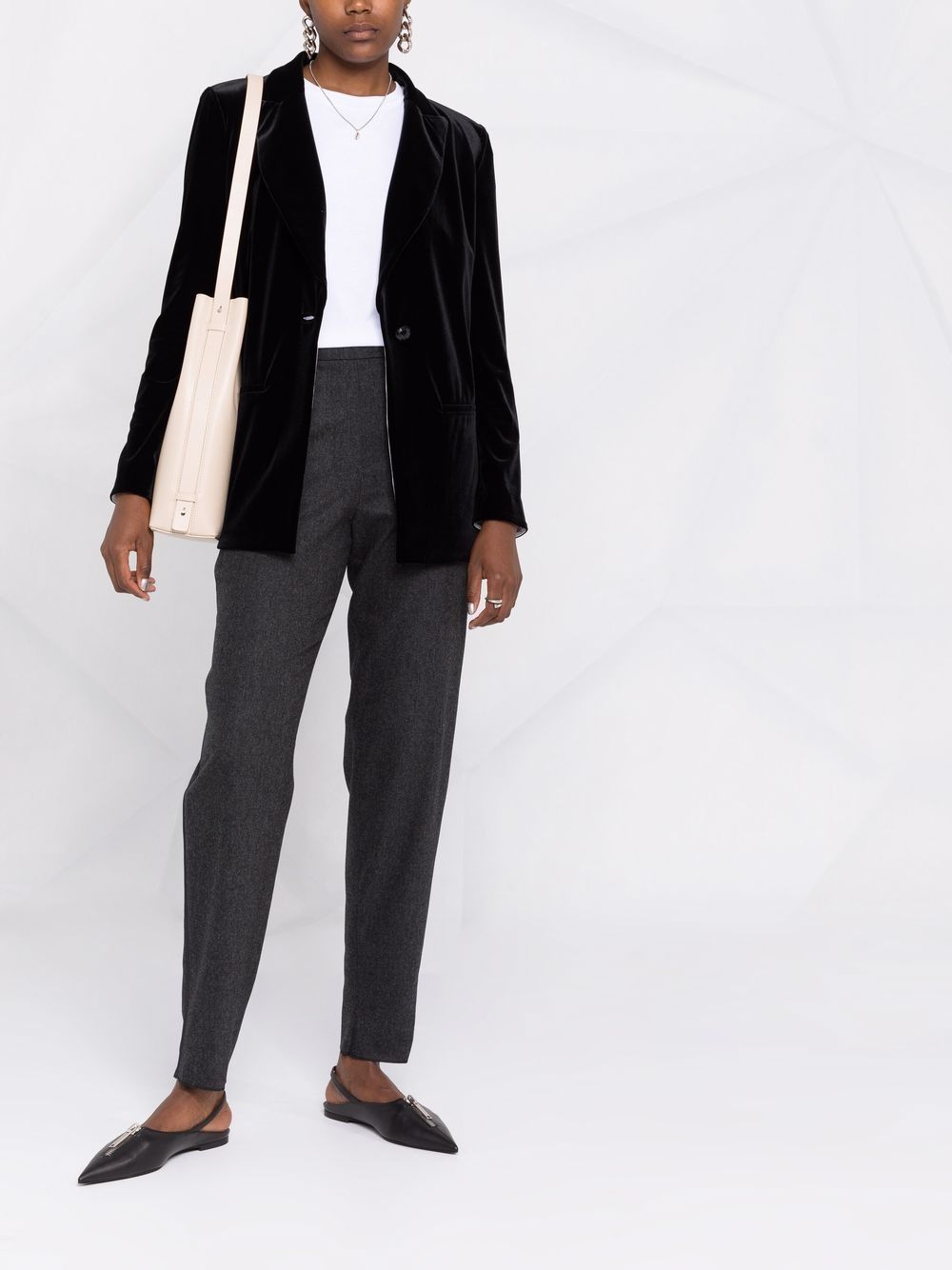 Emporio Armani Crewneck Pima Cotton Jersey T-Shirt White