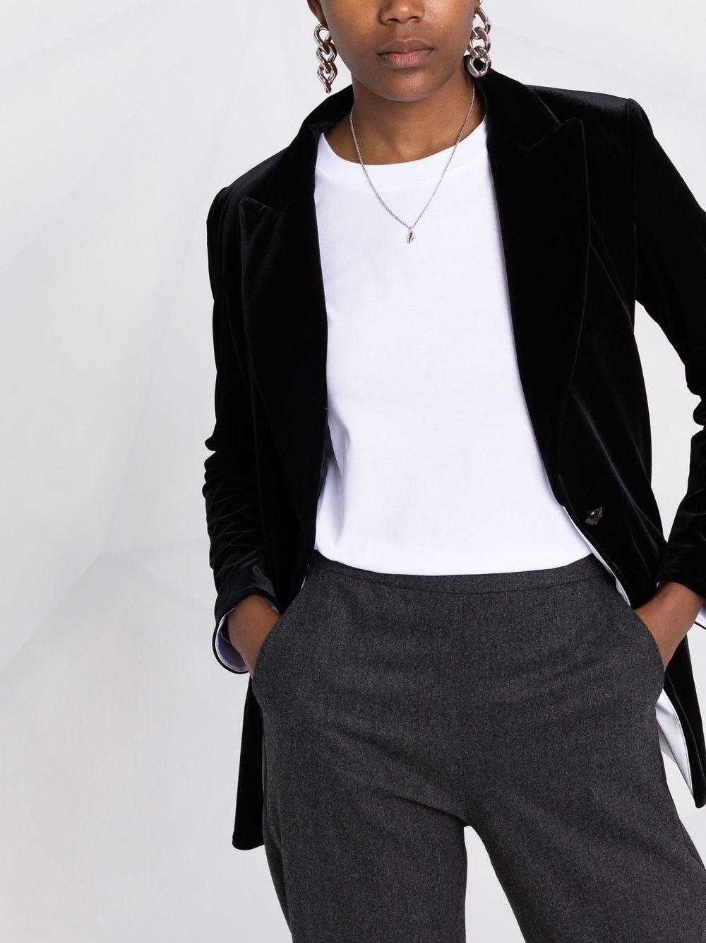 Emporio Armani Crewneck Pima Cotton Jersey T-Shirt White