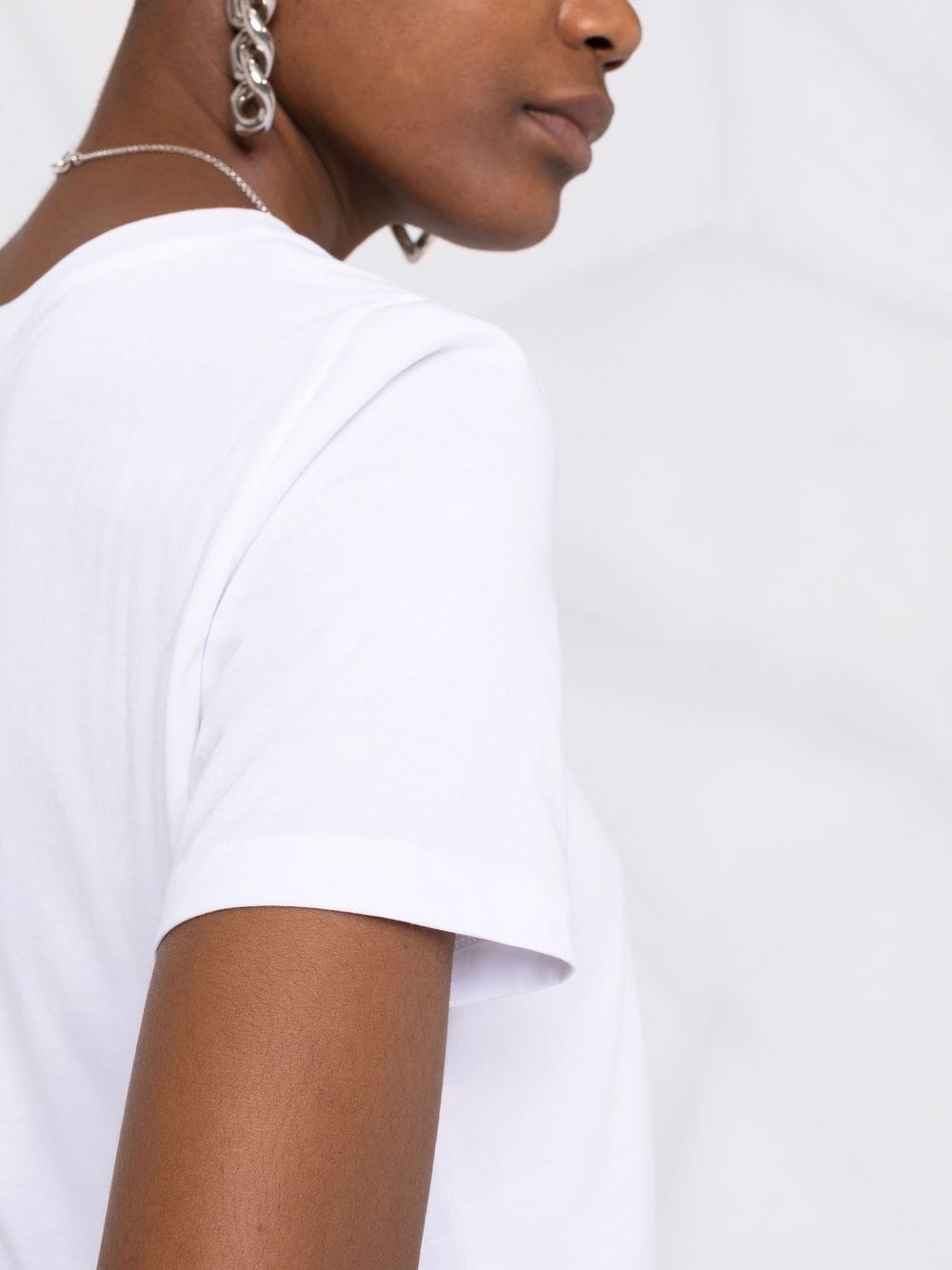 Emporio Armani Crewneck Pima Cotton Jersey T-Shirt White