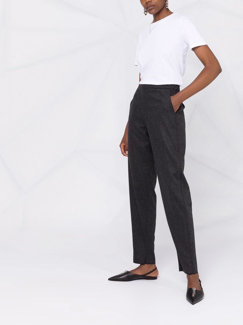 Emporio Armani Crewneck Pima Cotton Jersey T-Shirt White