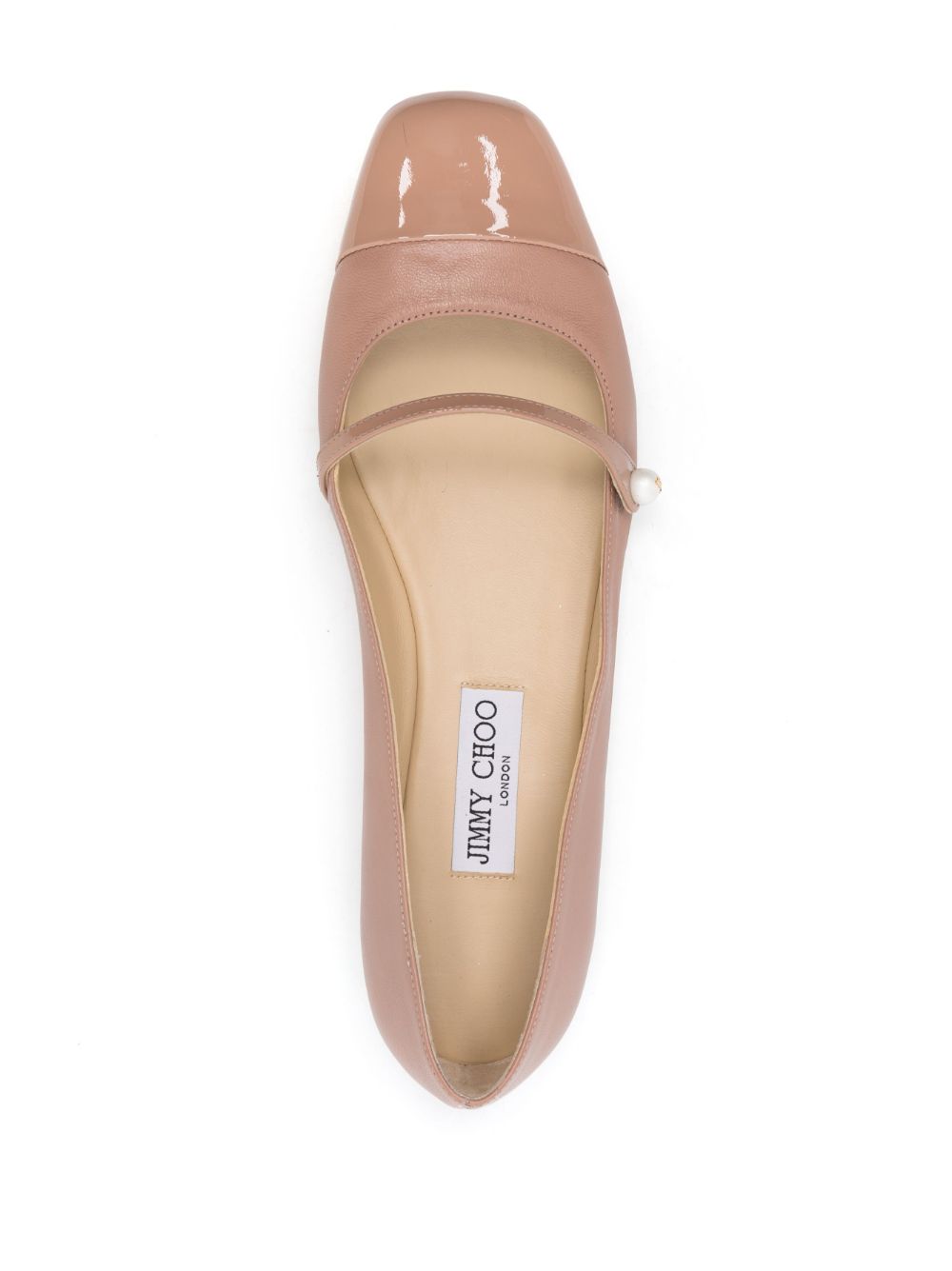 Jimmy Choo Elisa Flats Ballet Powder