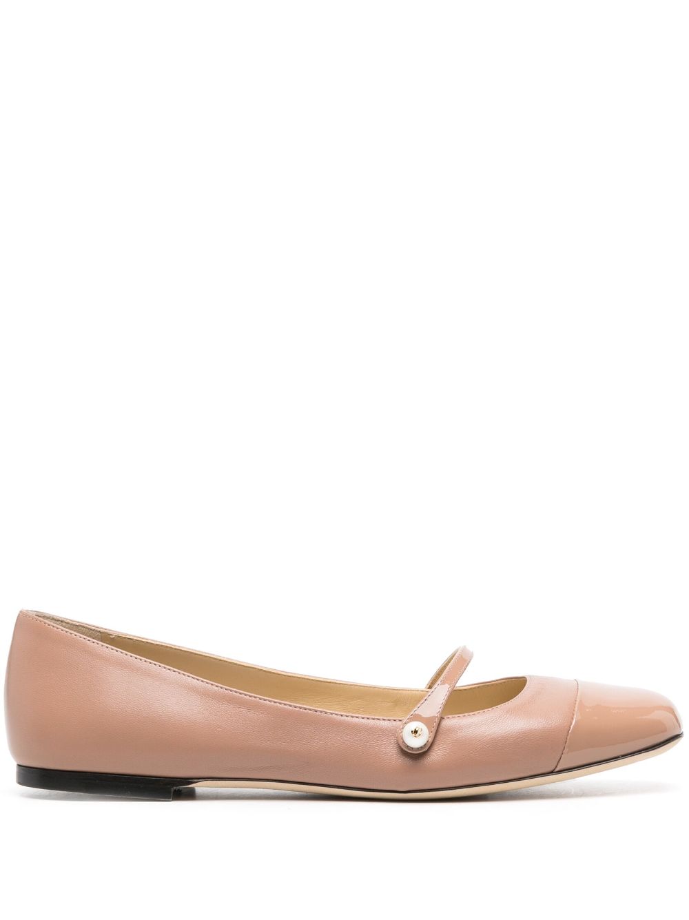 Jimmy Choo Elisa Flats Ballet Powder