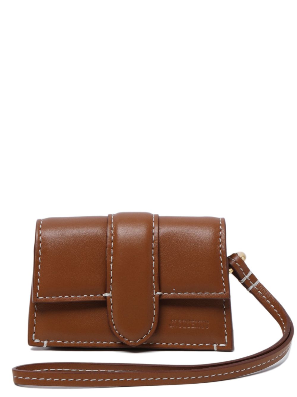 JACQUEMUS Le Porte Bambino AirPods Case Brown