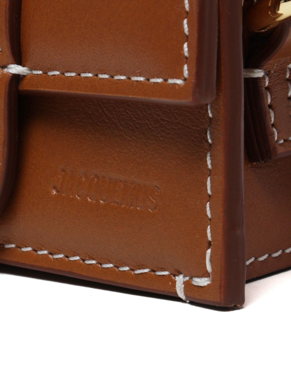 JACQUEMUS Le Porte Bambino AirPods Case Brown