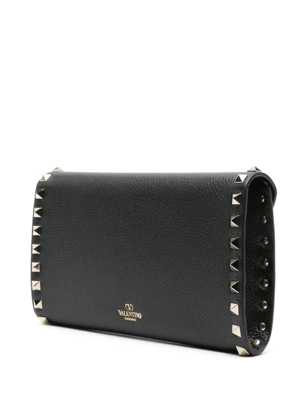 Valentino Garavani Rockstud Grained Calf Leather Mini Bag Black