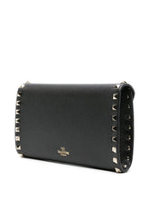 Valentino Garavani Rockstud Grained Calf Leather Mini Bag Black