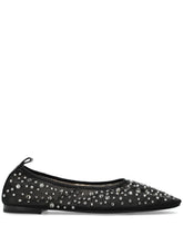 Tory Burch Crystal Embellished Ballerina Flats in Black