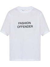 Victoria Beckham Organic Cotton Slogan-Print T-Shirt White