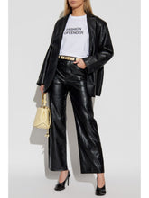 Victoria Beckham Organic Cotton Slogan-Print T-Shirt White