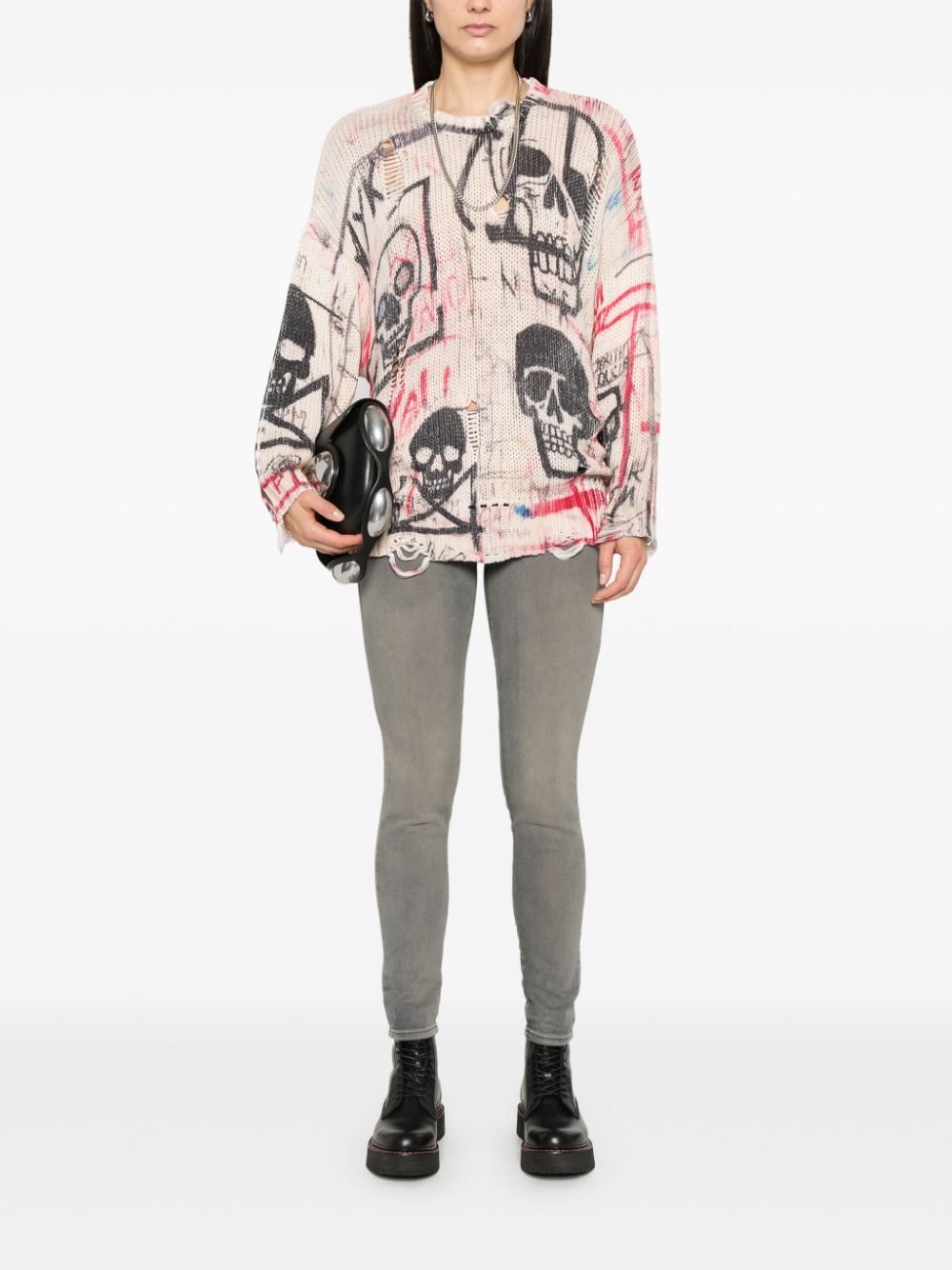 Diesel Skinny High-Rise Jeans Black black