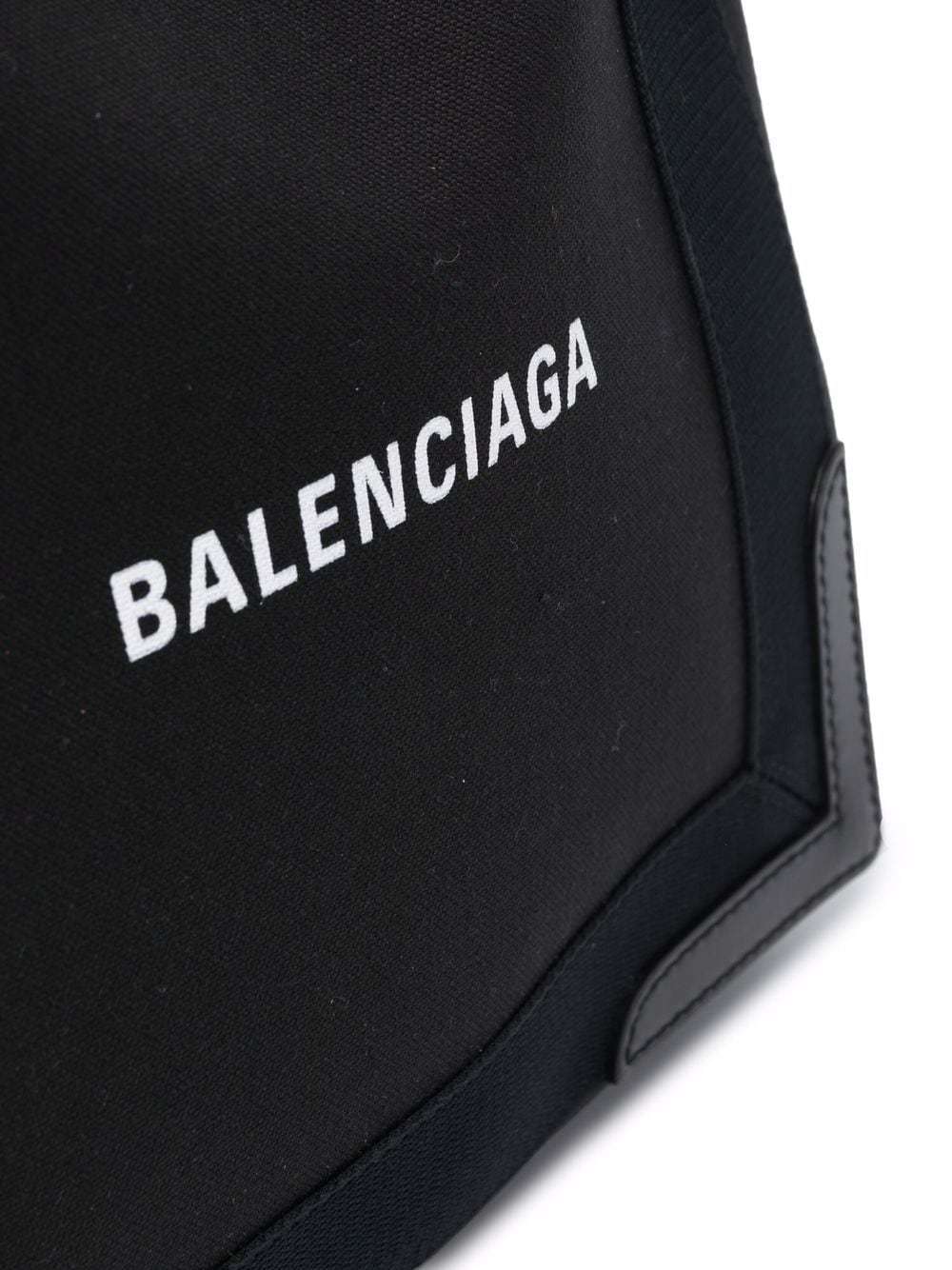 Balenciaga Cabas Small Canvas Tote Bag Black