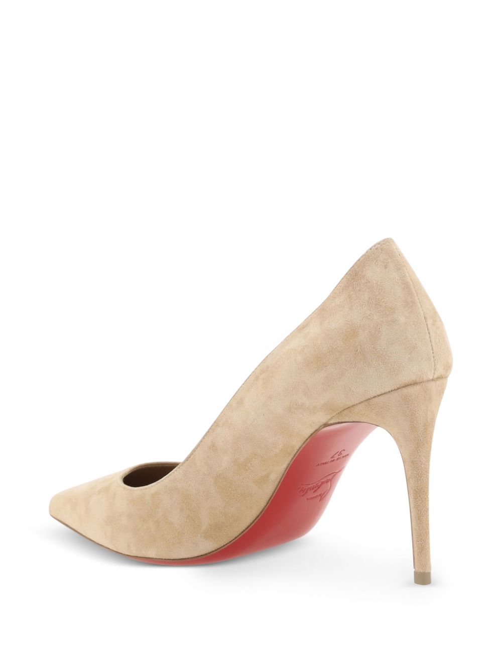 Christian Louboutin Kate Suede Pumps Beige