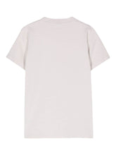 Balenciaga Logo-Print Fitted Cotton-Blend T-Shirt White