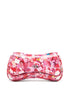 Diesel Play Glossy Printed Faux Leather Clutch Pink